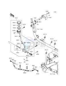 VULCAN 900 CLASSIC VN900BFFA GB XX (EU ME A(FRICA) drawing Rear Master Cylinder