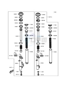 J125 ABS SC125CHF XX (EU ME A(FRICA) drawing Front Fork