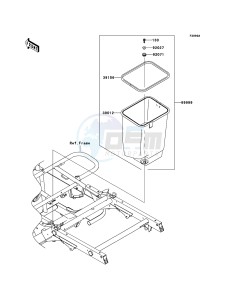 MULE_600 KAF400B7F EU drawing Optional Parts(Frame)