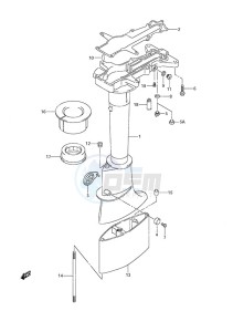 DF 6 drawing Drive Shaft Housing