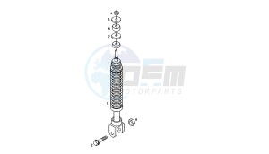 BOULEVARD - 50 CC 4T EU2 25 KM/H drawing REAR SHOCK ABSORBER