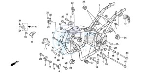 VF750C drawing FRAME BODY