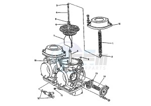 ELEFANT 750 drawing CARBURETOR SPARE PARTS