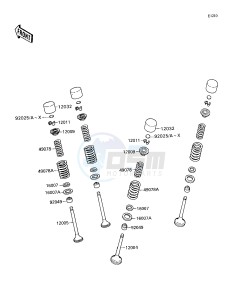 ZX 750 H [NINJA ZX-7] (H2) [NINJA ZX-7] drawing VALVE-- S- -