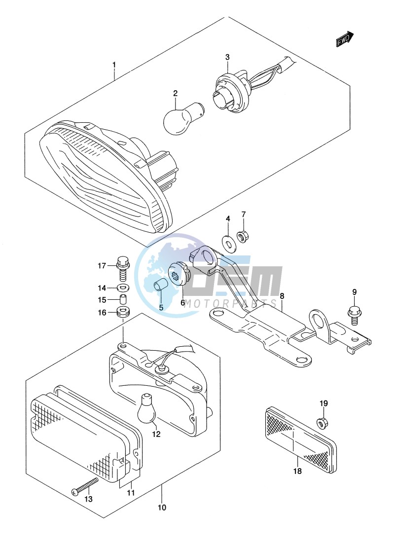 REAR COMBINATION LAMP (LT-A500XPL2 P17)