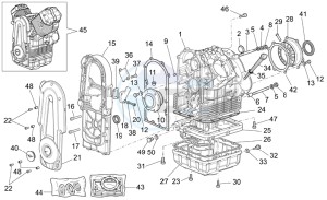 Griso V IE 850 drawing Crank-case