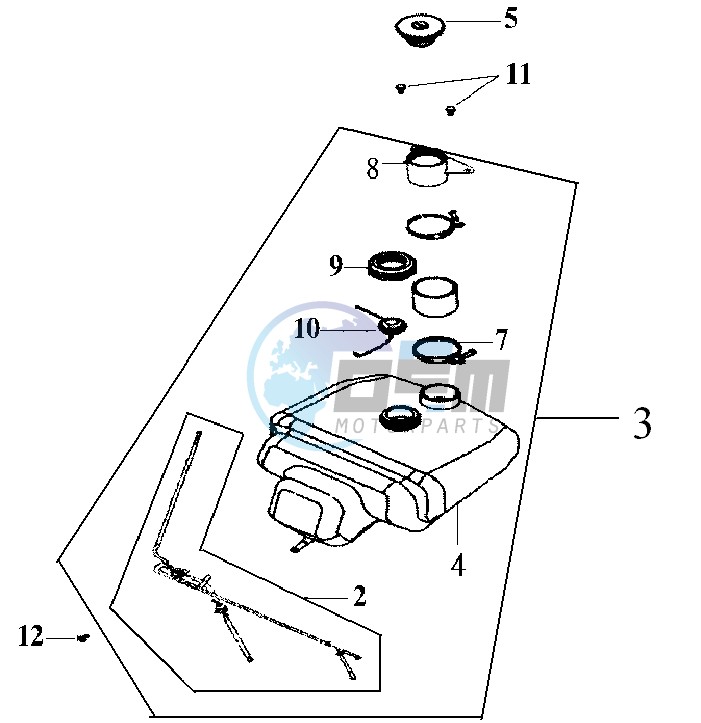 FUEL TANK - FUEL CUT