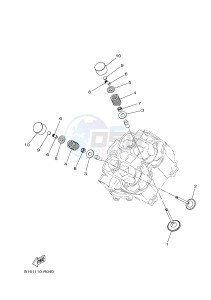 YFM700FWBD YFM70KPSH KODIAK 700 EPS SPECIAL EDITION (B328) drawing VALVE