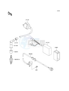 KSF 250 A [MOJAVE 250] (A15-A18) [MOJAVE 250] drawing IGNITION SYSTEM