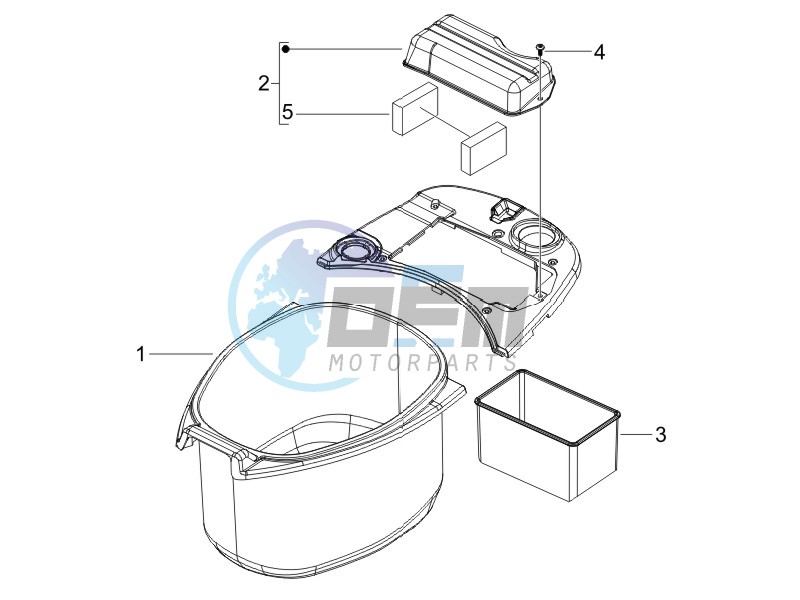 Helmet housing - Undersaddle