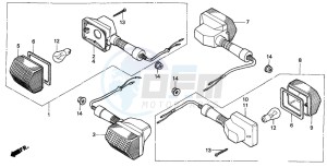 CB500 drawing WINKER