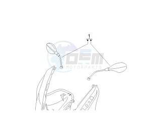 Nexus 250 e3 (UK) UK drawing Mirrors