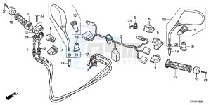 SH300C drawing SWITCH/CABLE/MIRROR