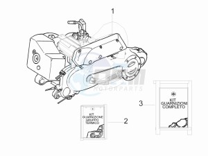 S 50 4T 2V 25 Kmh NL drawing Engine assembly