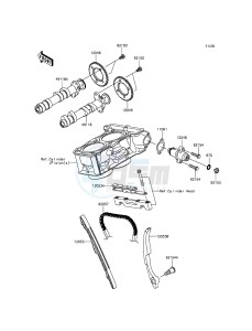 NINJA 300 ABS EX300BEFA XX (EU ME A(FRICA) drawing Camshaft(s)/Tensioner