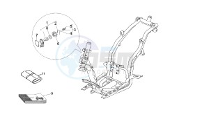 VARIANT SPORT - 125 CC VTHSG000 4T E3 drawing LOCKS