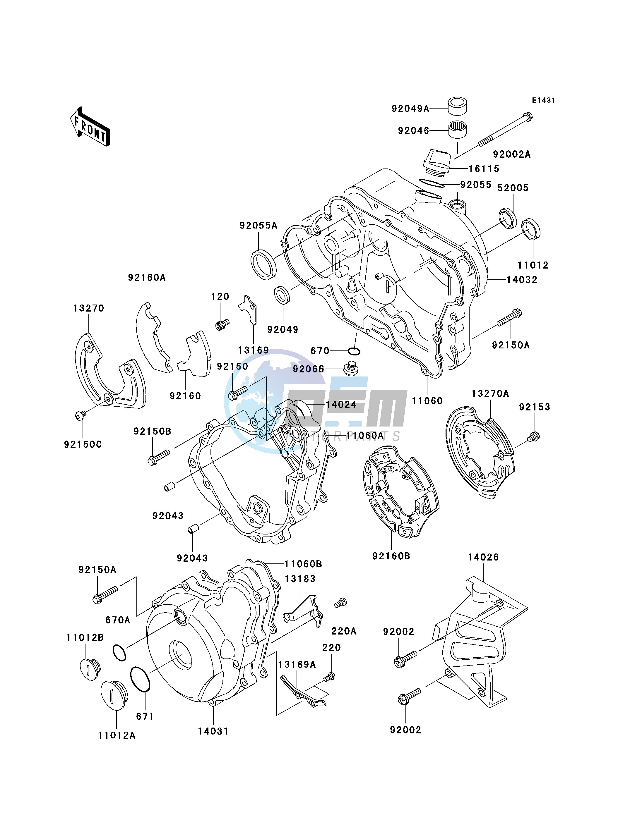 ENGINE COVER-- S- -