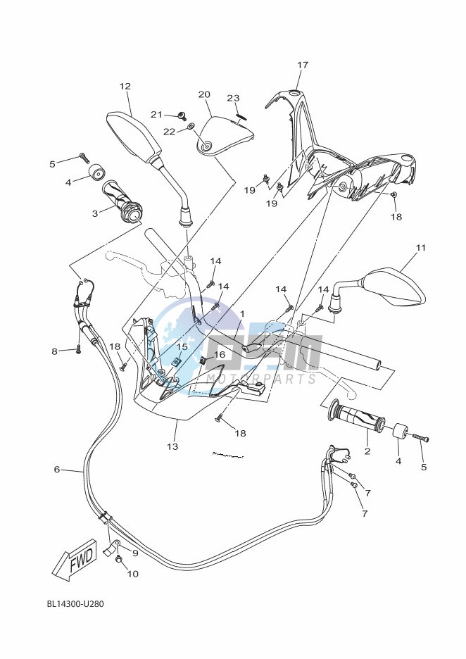 STEERING HANDLE & CABLE