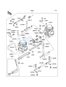 KLE500 KLE500B6F GB XX (EU ME A(FRICA) drawing Carburetor