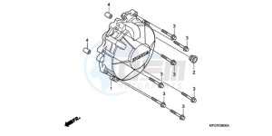 CB600FA9 France - (F / ABS CMF 25K) drawing GENERATOR COVER