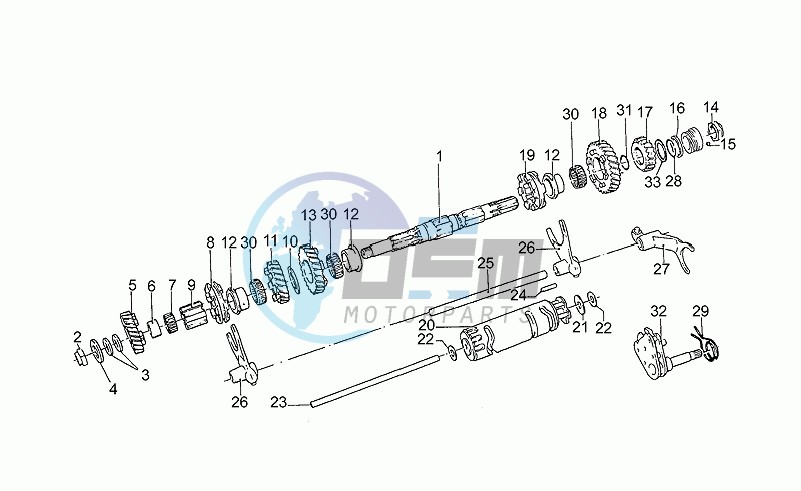 Driven shaft