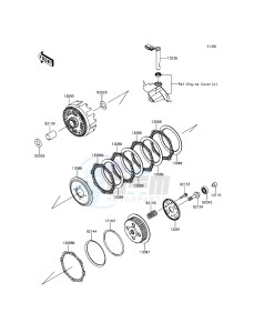 KLX150L KLX150EEF XX (EU ME A(FRICA) drawing Clutch