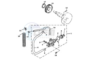 BW'S 100 drawing OIL PUMP