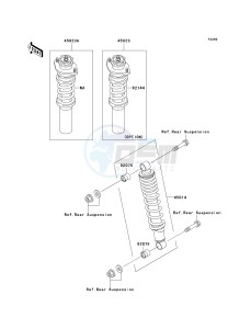 KAF 620 J [MULE 3010 TRANS 4X4] (J1) J1 drawing SHOCK ABSORBER-- S- -