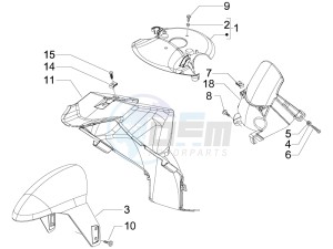 NRG 50 power DT drawing Wheel housing - Mudguard