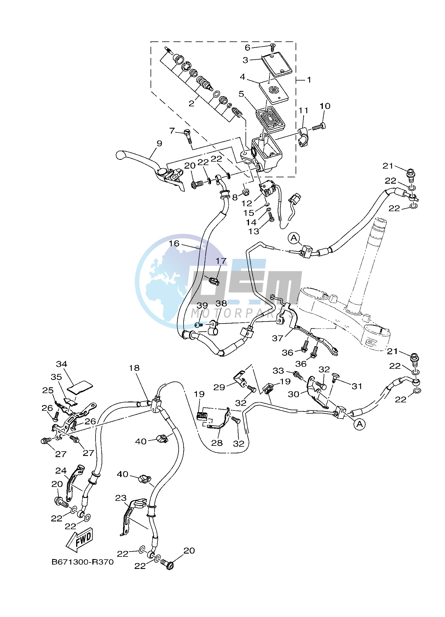 FRONT MASTER CYLINDER