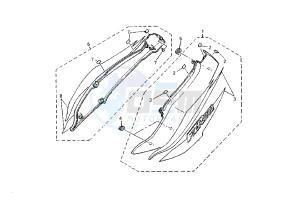 FZR 1000 drawing SIDE COVER 1