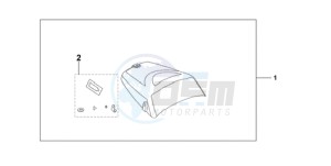 CBF10009 UK - (E / MKH) drawing SEAT COWL*NHA48M*