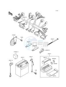 ZR 550 B [ZEPHYR] (B1-B4) [ZEPHYR] drawing ELECTRICAL EQUIPMENT