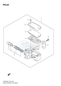 VZR1800 (E50) INTRUDER drawing FRONT MASTER CYLINDER