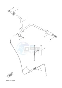 NS50 AEROX (1PH3 1PH3 1PH3 1PH3) drawing STEERING HANDLE & CABLE