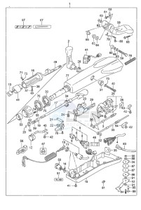 DF 50A drawing Opt: Tiller Handle