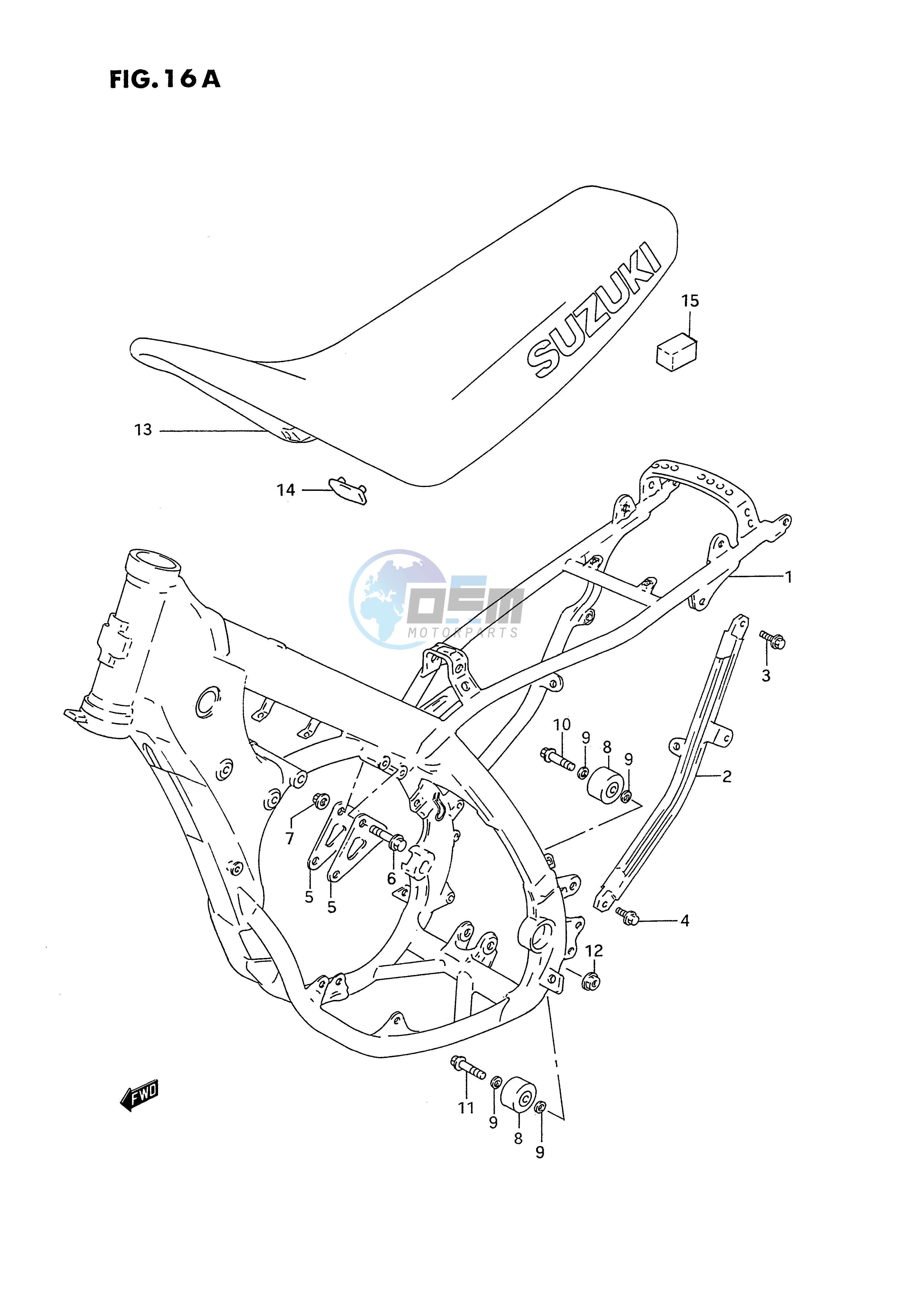 FRAME - SEAT (MODEL R S)