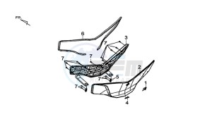 MAXSYM 600 I ABS EXECUTIVE (LX60A3-EU) (E4) (L7-M0) drawing COWLING