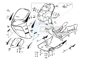 ATLANTIS O2 BULLET - 50 cc drawing FRONT SHIELD