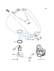 VN1700_CLASSIC_ABS VN1700FBF GB XX (EU ME A(FRICA) drawing Fuel Pump