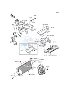 ER-6N ER650EGF XX (EU ME A(FRICA) drawing Radiator