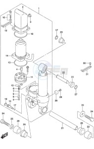 DF 30A drawing Tilt Cylinder