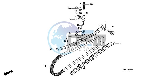 CAM CHAIN/TENSIONER