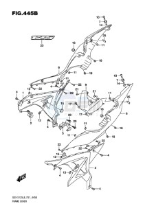 GSX-S125 MLX drawing FRAME COVER (GSX-S125MLL8 P21) (FOR 291)