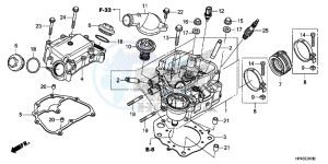 TRX420FPED TRX420 Europe Direct - (ED) drawing CYLINDER HEAD