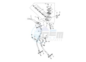 FZ6 600 drawing FRONT MASTER CYLINDER