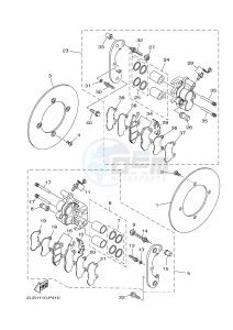 YXC700E YXC70VPXG VIKING VI (B853) drawing REAR BRAKE CALIPER