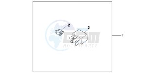 NC700SC drawing KIT  RELAY SET