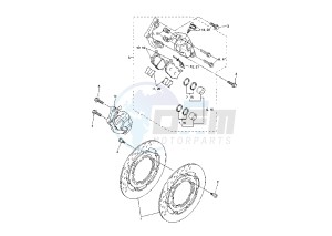 FZ 6-N 600 drawing FRONT BRAKE CALIPER