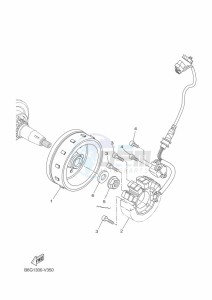 MT-125 MTN125-A (B6G3) drawing GENERATOR